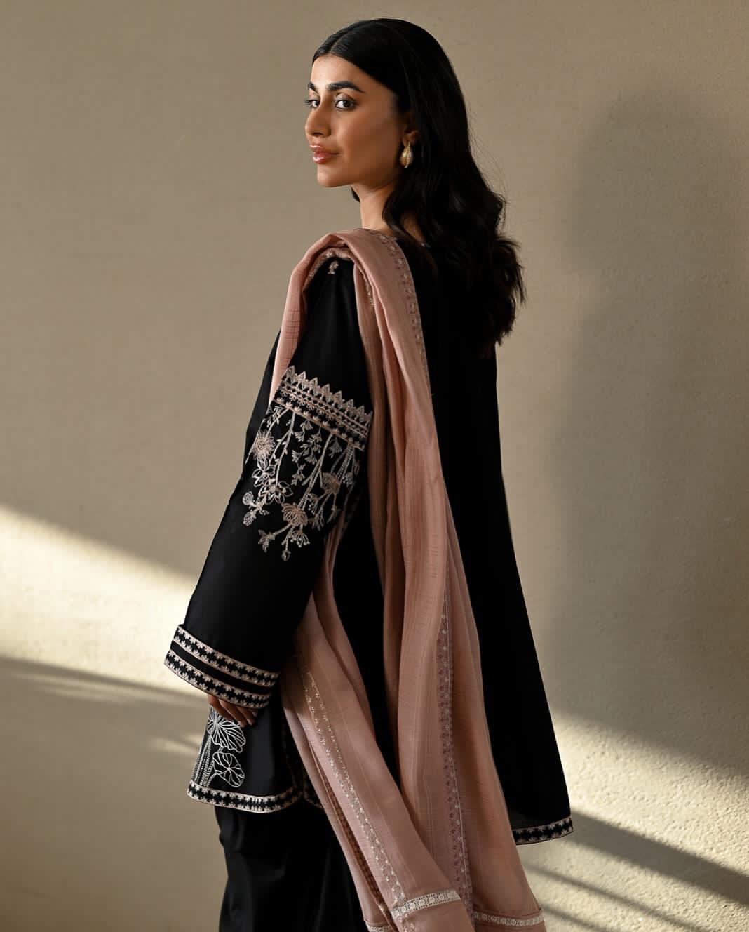 ZAIB LUXURY  CO-ORD SET WITH PLAZO