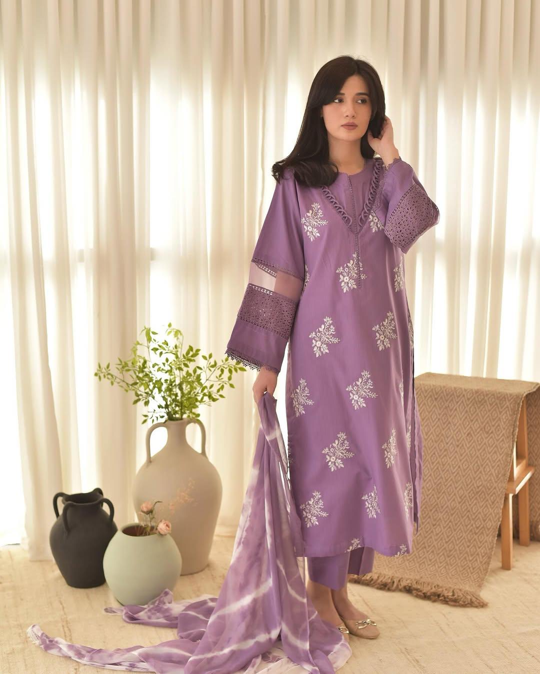 HORIYA PURPLE  3PC