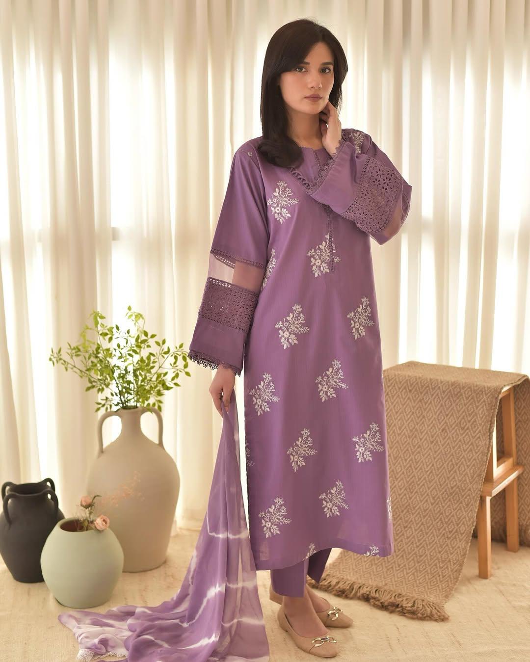 HORIYA PURPLE  3PC