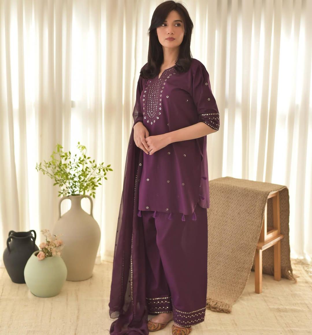 WINTER PURPLE AURA 3PC