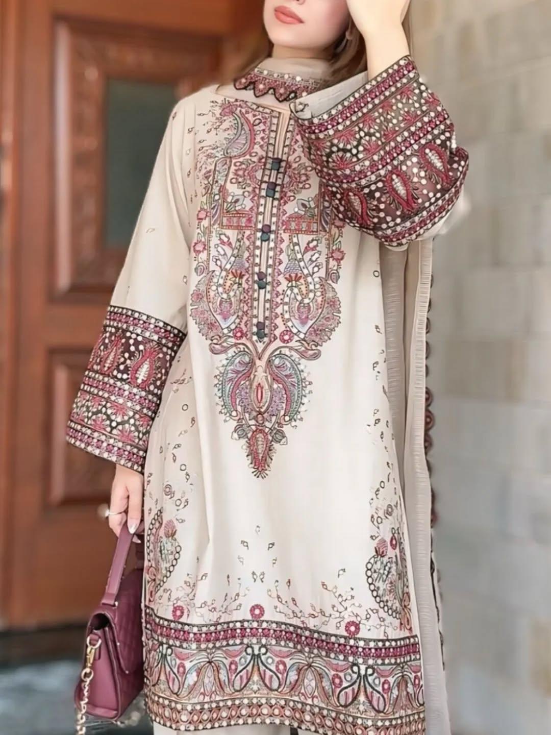 WINTER LUXURY HEAVY FULLY EMB 3PC