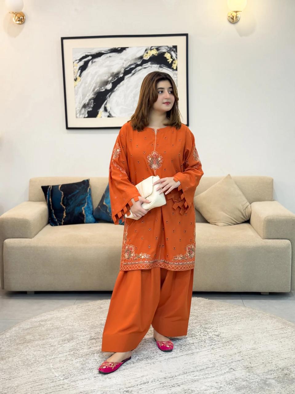 ZOBIA 2PC ( FARSHI SHALWAR )