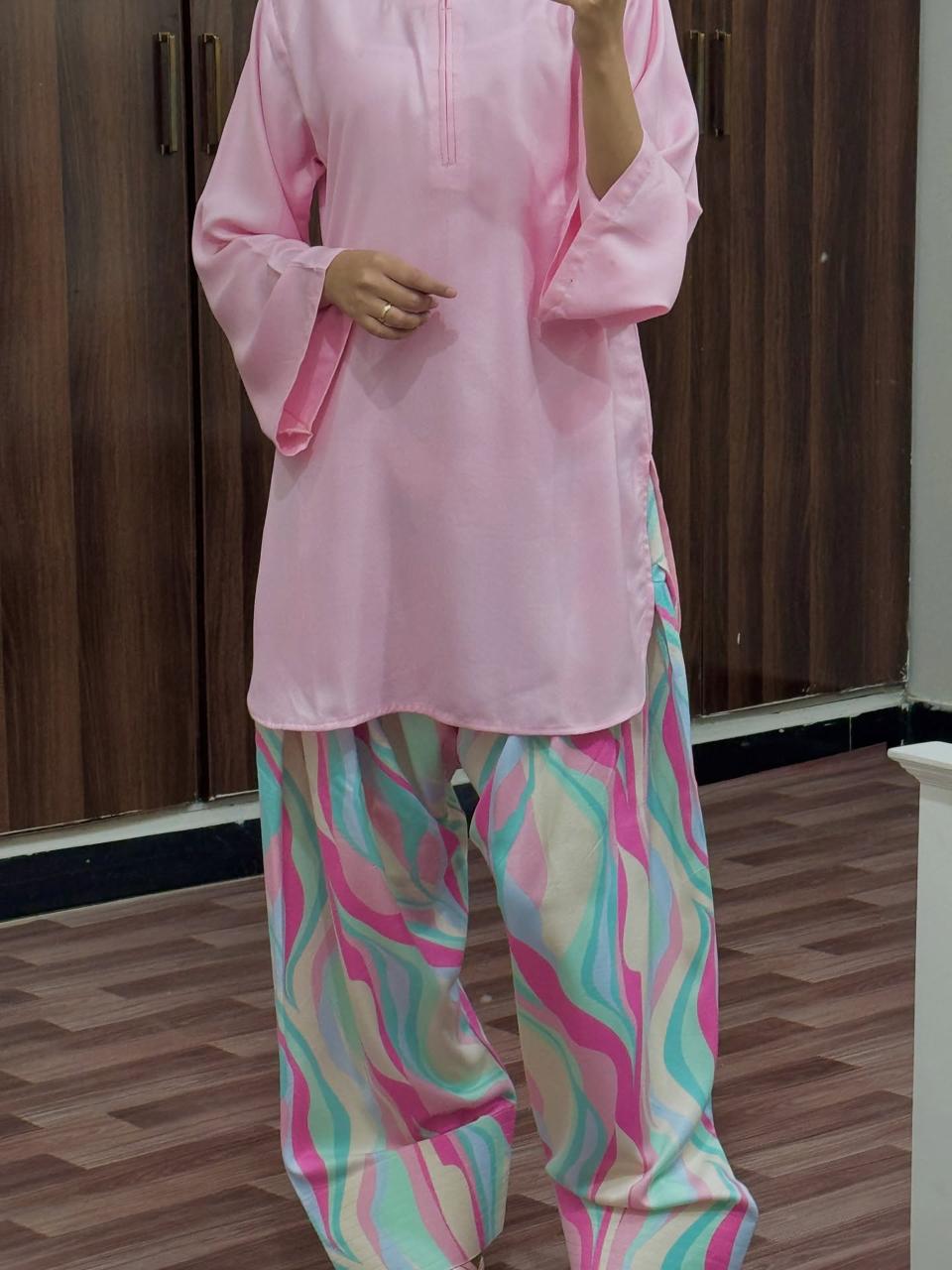 PINK SET ( FARSHI SHALWAR )