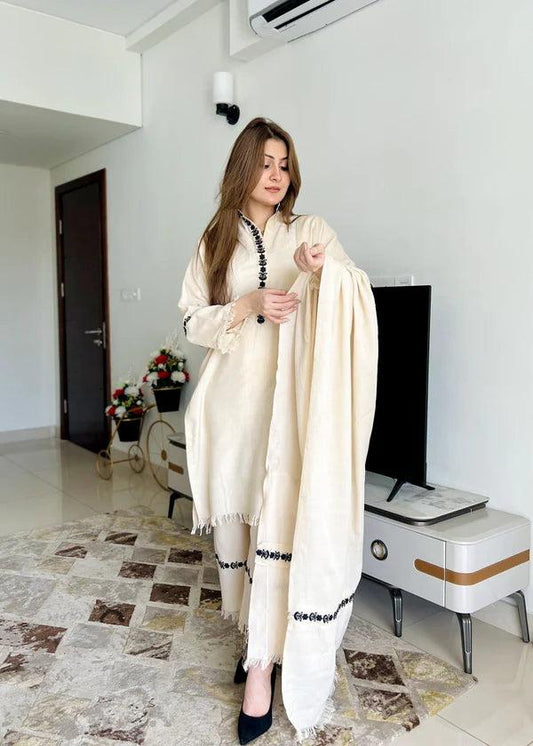 GULBAN SHAWL 3PC ( DHANAK )