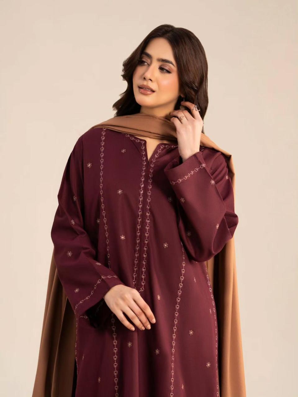 Sorma Emb Shawl 3pc