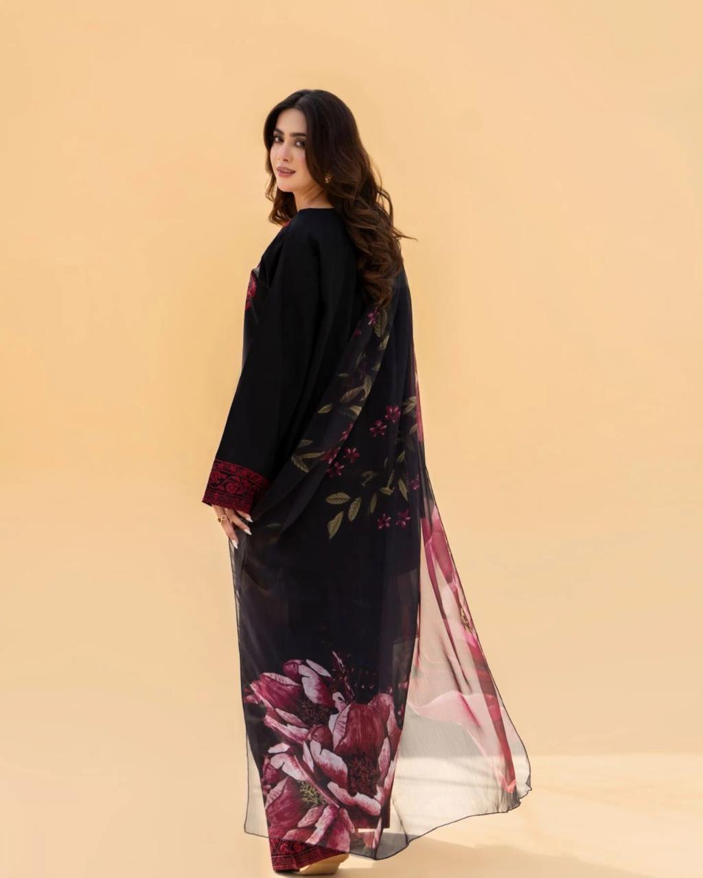 ZAROON LAWN 3PC ( FARSHI SHALWAR )